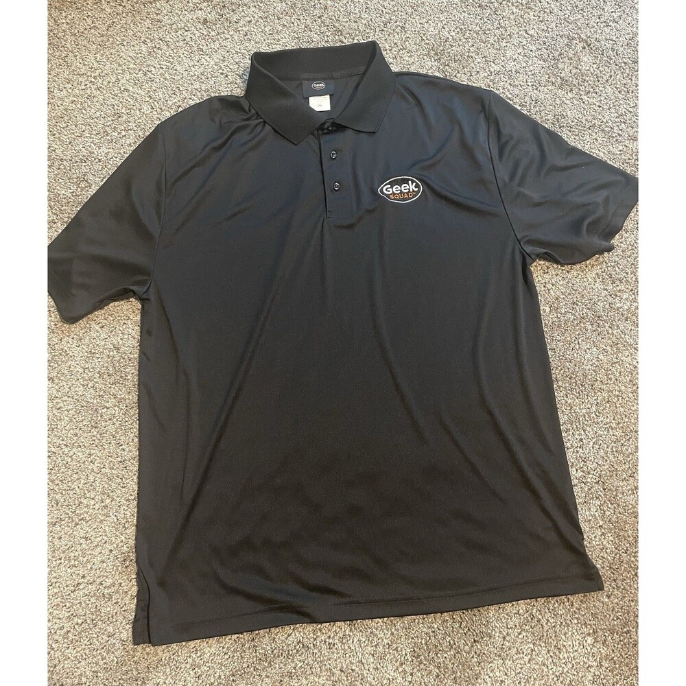 Geek Squad Best Buy Employee Uniform Polo Shirt Mens 2XL XXL
